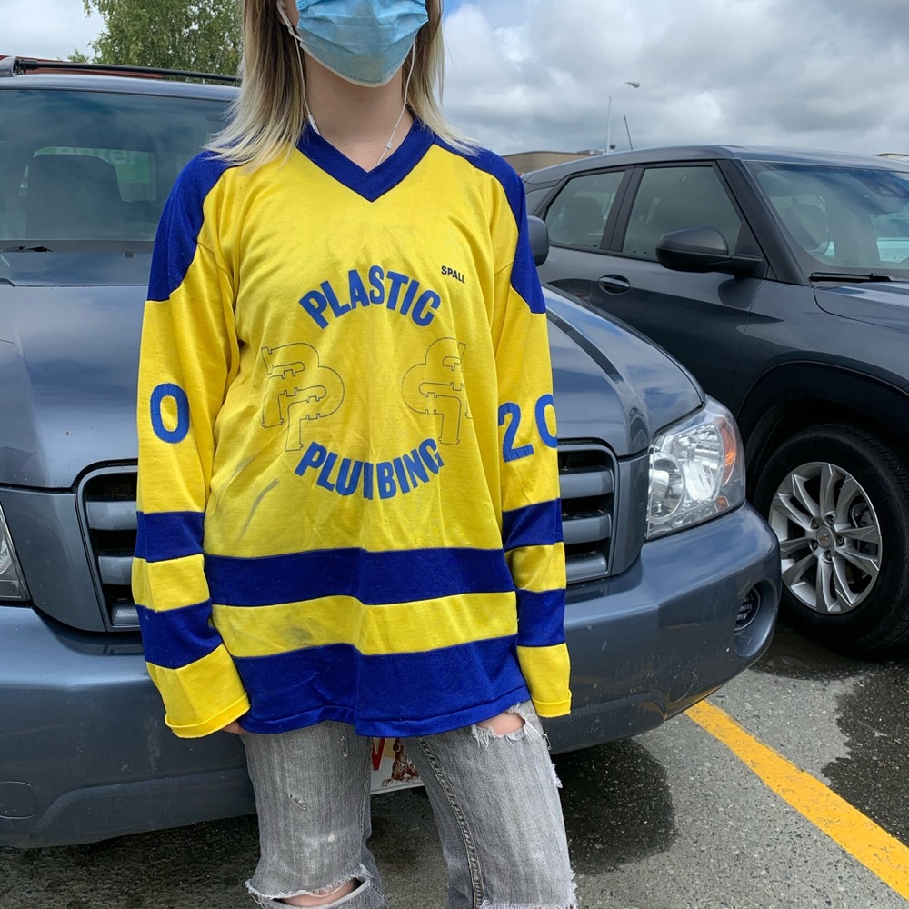 TRUE VINTAGE MADE IN ENGLAND hockey jersey